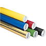 colored mail tubes